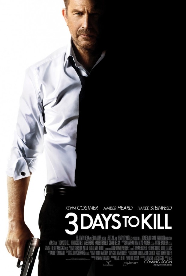 3 DAYS TO KILL Poster