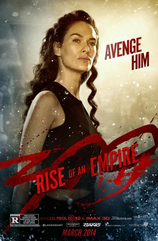 300 RISE OF AN EMPIRE Lena Headey Poster