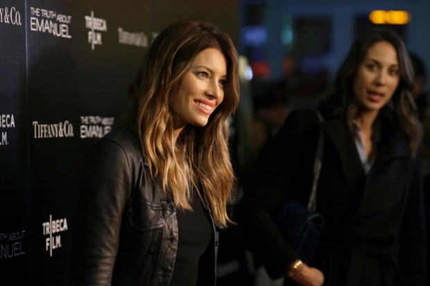 Jessica Biel at THE TRUTH ABOUT EMANUEL Movie Premiere in Hollywood