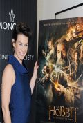 Evangeline Lilly at THE HOBBIT: THE DESOLATION OF SMAUG Screening in New York City