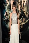 Evangeline Lilly on Red Carpet - THE HOBBIT: THE DESOLATION OF SMAUG Premiere in Hollywood