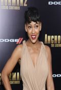 Meagan Good at ANCHORMAN 2: THE LEGEND CONTINUES Premiere in New York City