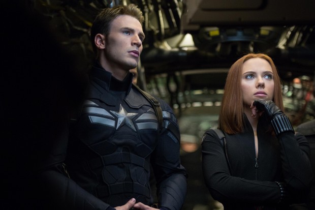 Two new CAPTAIN AMERICA: THE WINTER SOLDIER Photos Featuring Scarlett Johansson and Chris Evans